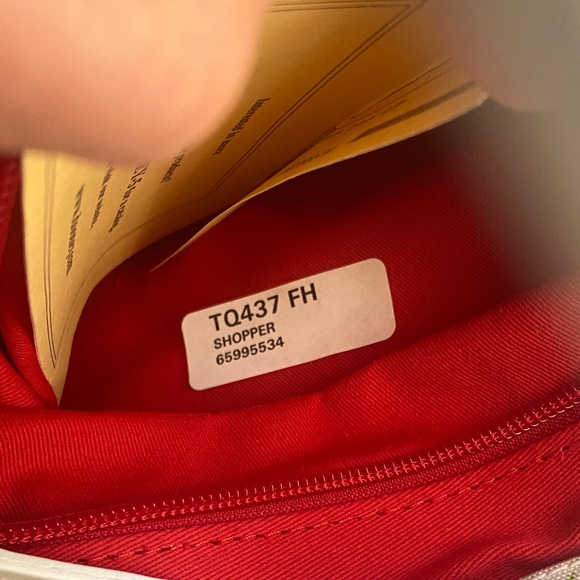 Dooney & Bourke Large Leisure Shopper Pink Floral Tote w/White Braided Handles - Picture 11 of 15